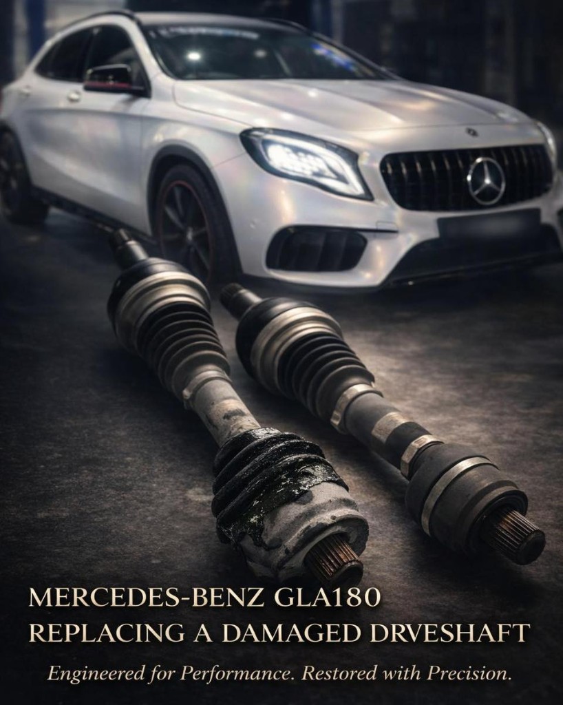 Mercedes-Benz GLA180 — Driveshaft Replacement