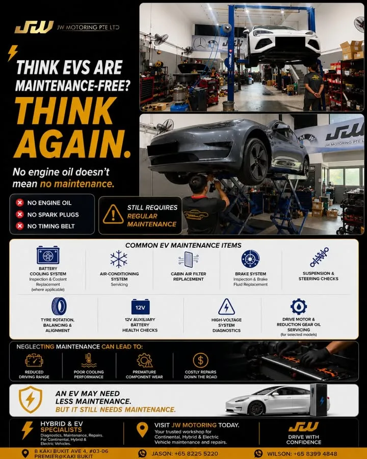 EV & hybrid preventive maintenance — what still needs servicing
